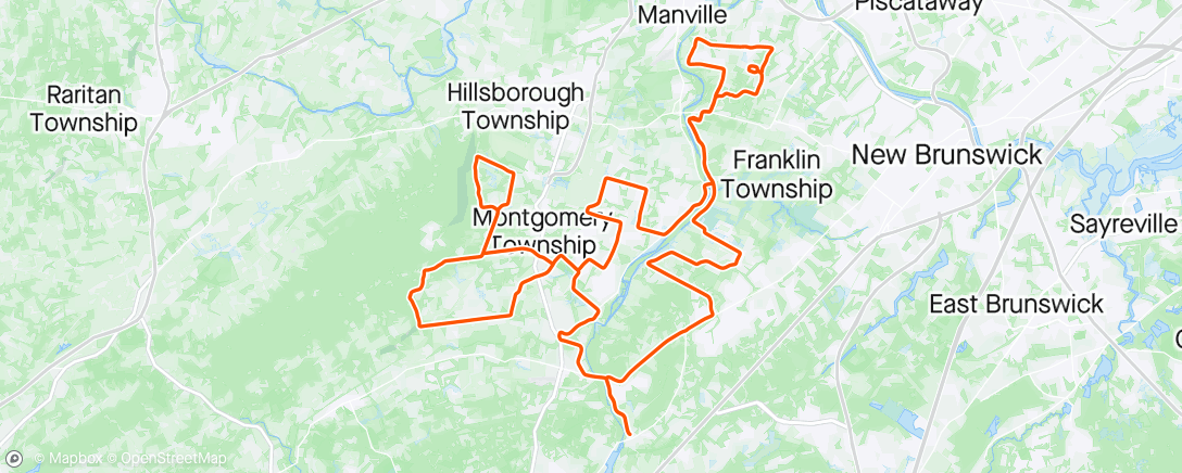 Map of the activity, Tour de Cranklin