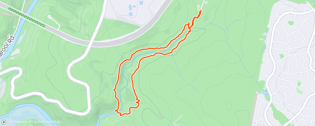 Map of the activity, Piles Creek Loop / Girrakool