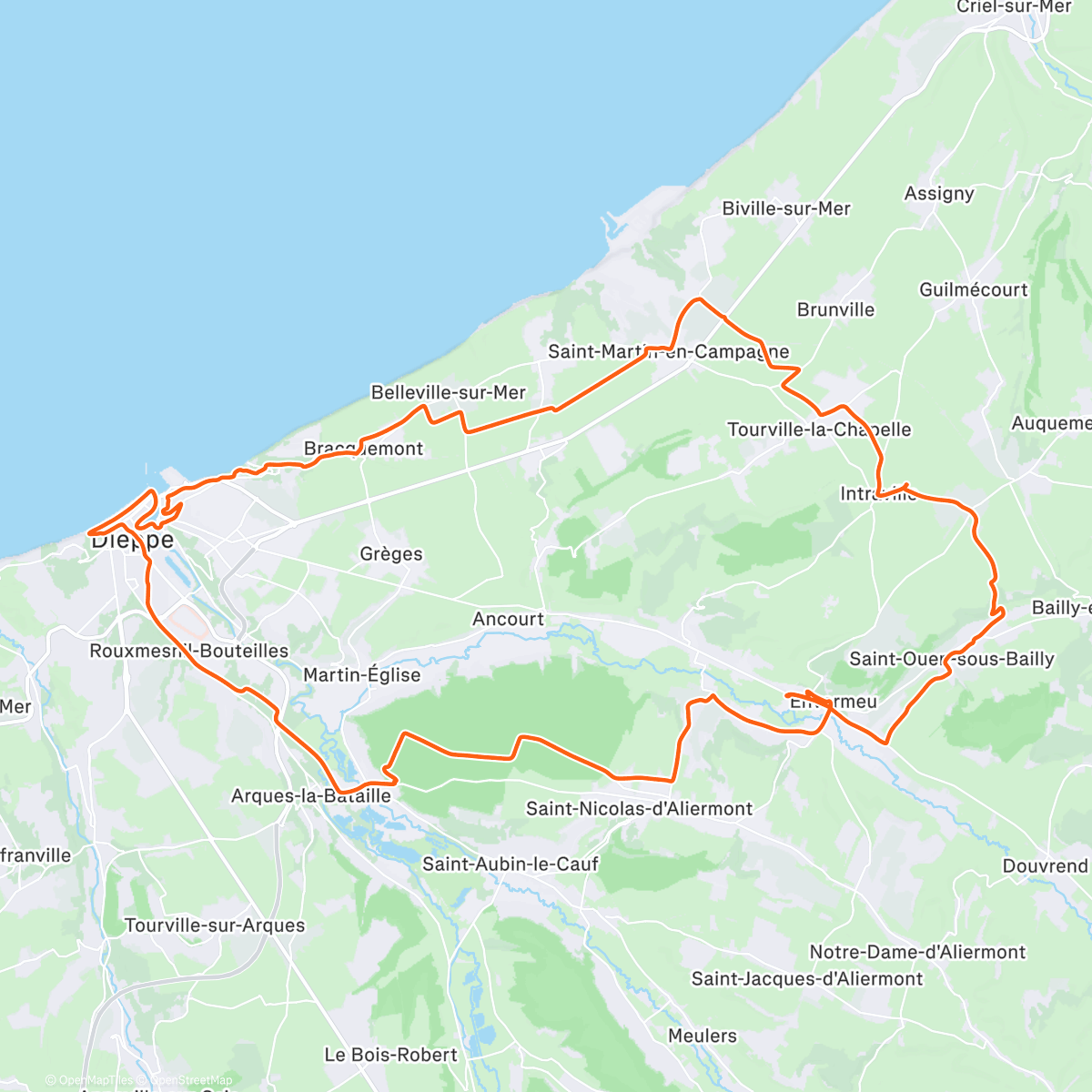 Карта физической активности (Gravel chill & coffee !)