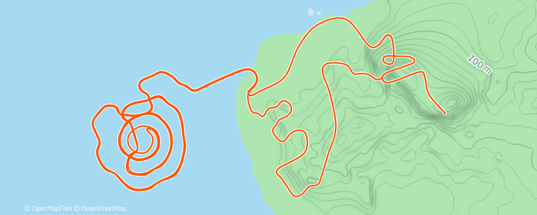 活动地图，Just 40 minutes easy sweating