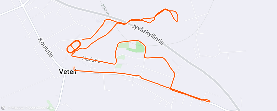 Map of the activity, Morning Run