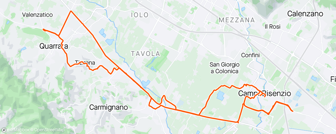 アクティビティ「Ciclismo all’ora di pranzo」の地図