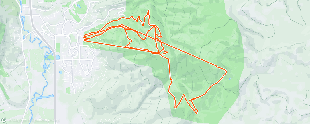 Map of the activity, Powder day!