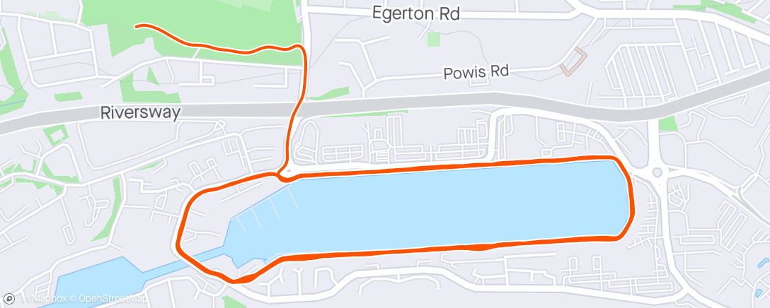 Map of the activity, 10' WU + 60' Endurance (Z3) 🏃‍♂️