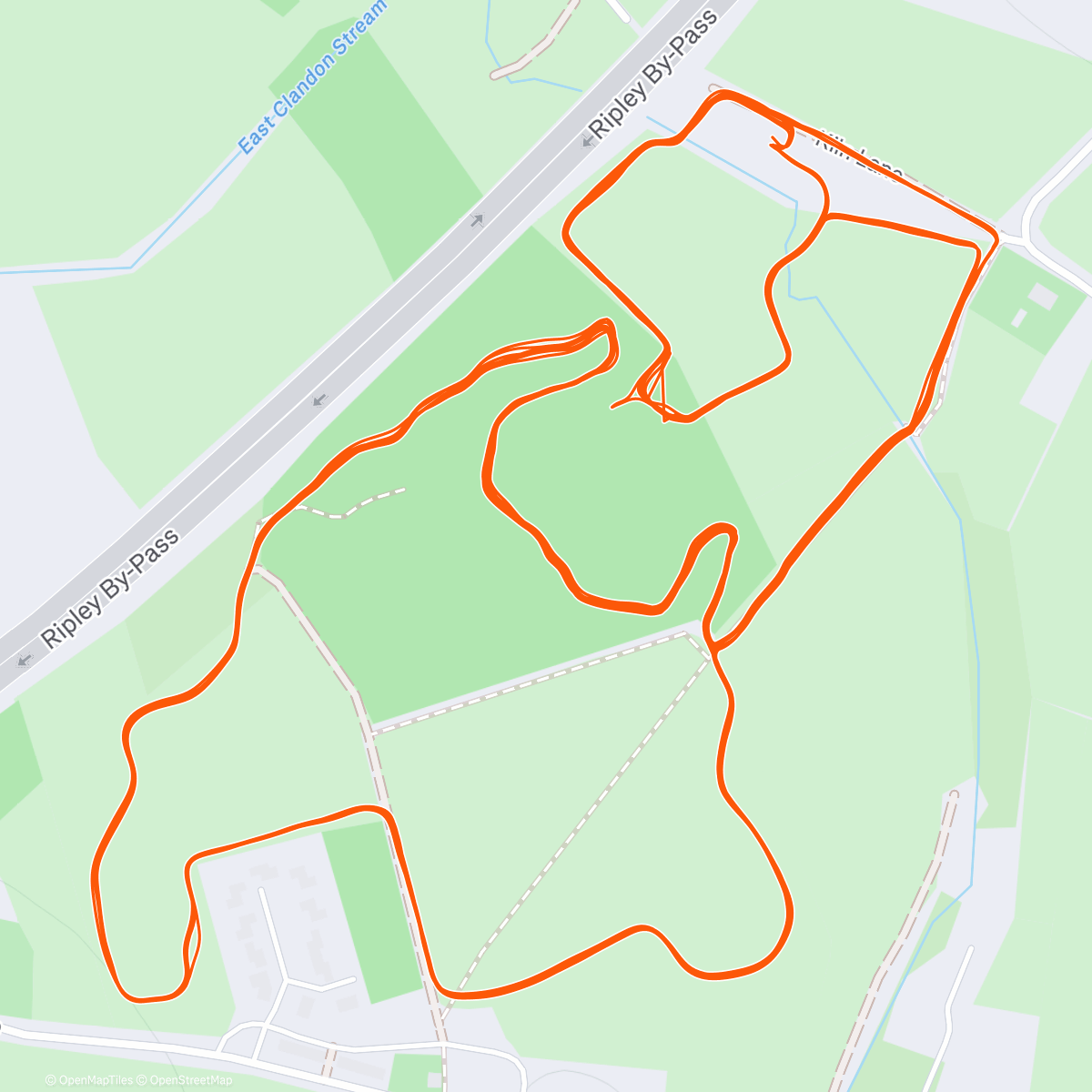 Map of the activity, Boltyard Ultra by Runderbolts