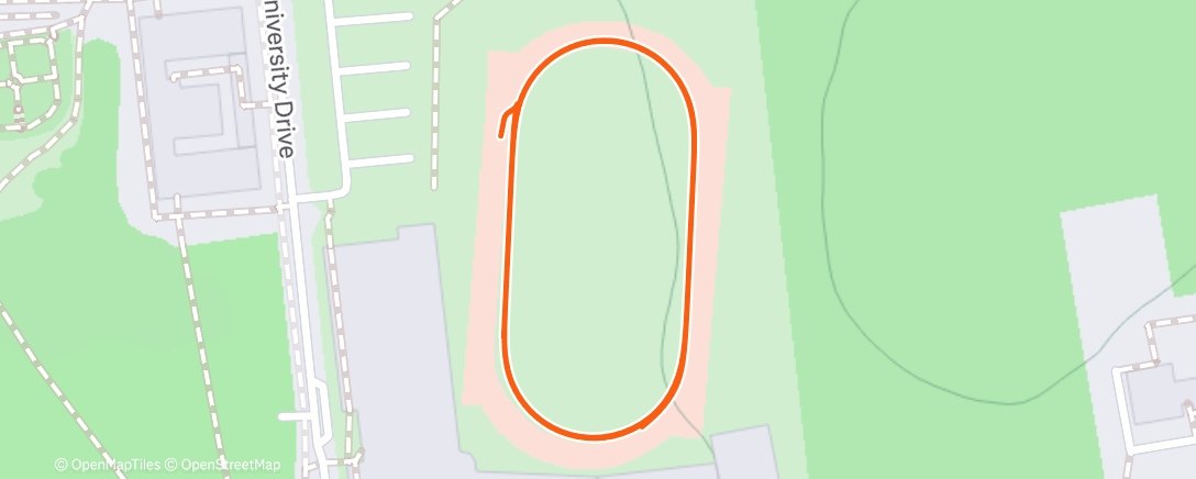 Map of the activity, Morning Run