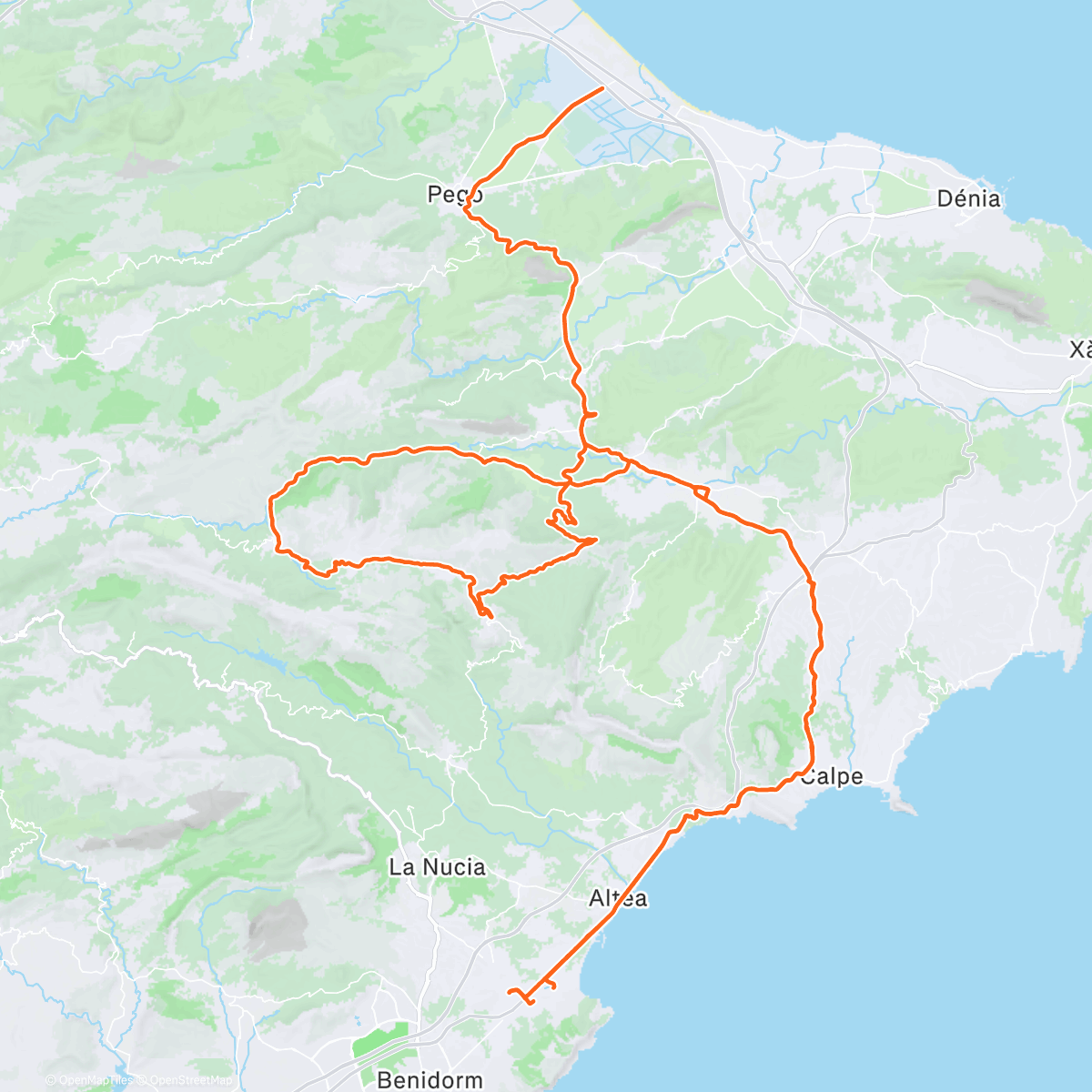 Map of the activity, 🛵 met de kleine Kopecky