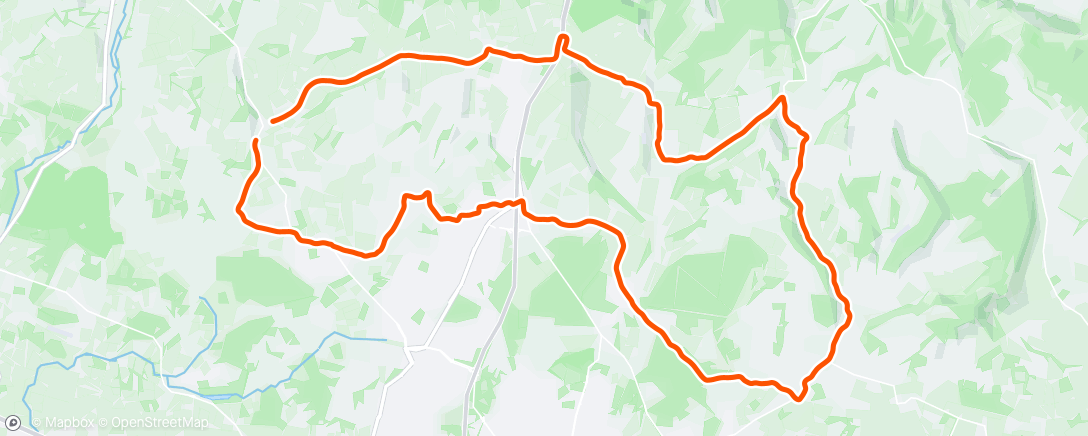 Map of the activity, Afternoon Ride