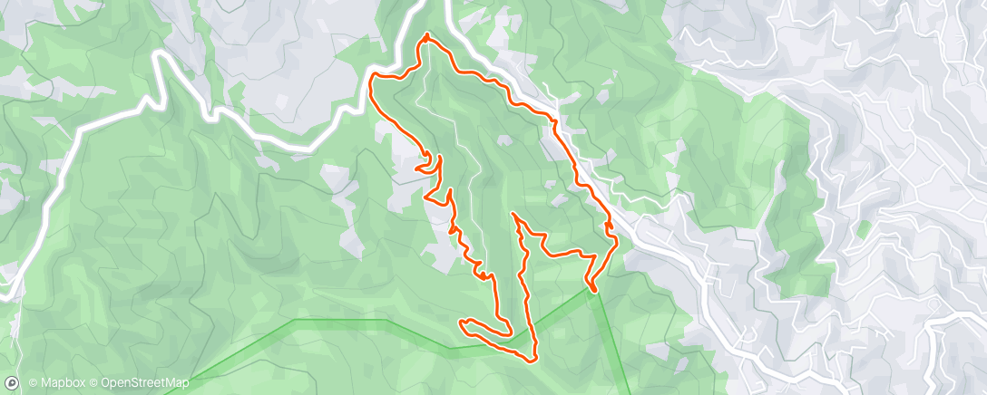 Map of the activity, Lunch Hike