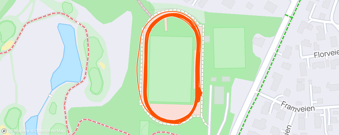 Map of the activity, 10x400m 🏃‍♂️