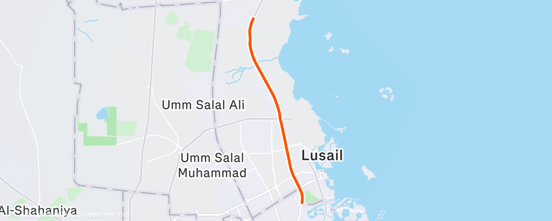 Map of the activity, Morning Ride