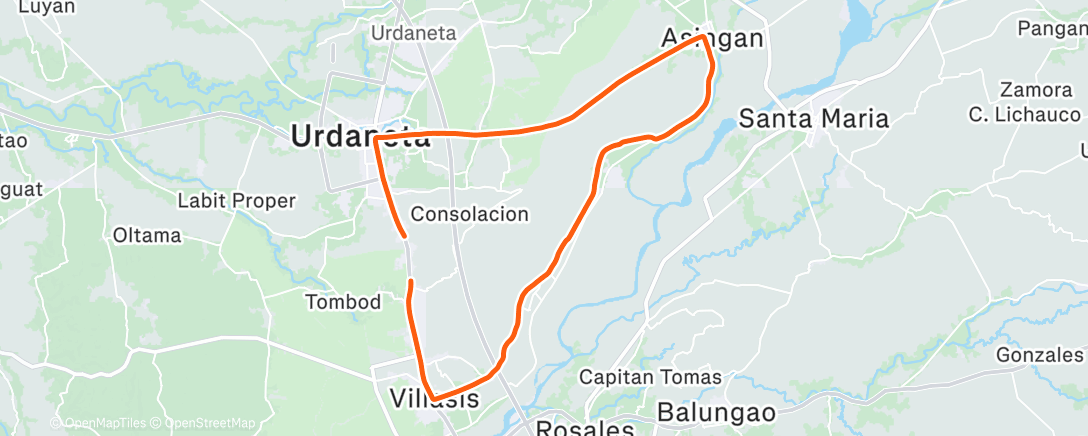 Map of the activity, 200〜300mの局所的なにわか雨を通過