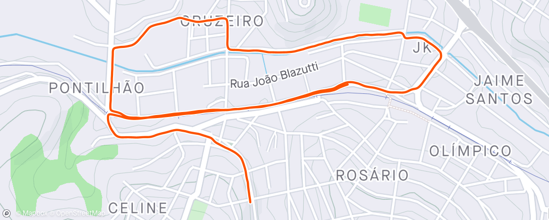 Map of the activity, 🏃🏻‍♀️✌🏻