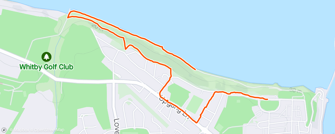 Map of the activity, Little wander on the sea front