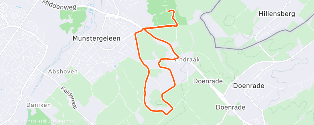 Map of the activity, 🥱🏃🏼‍♀️