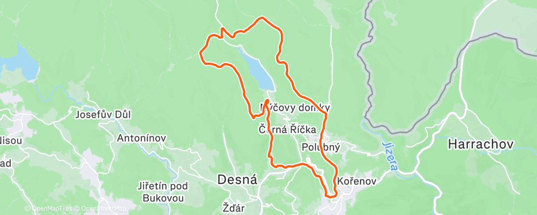 Карта физической активности (Okolo Souše)