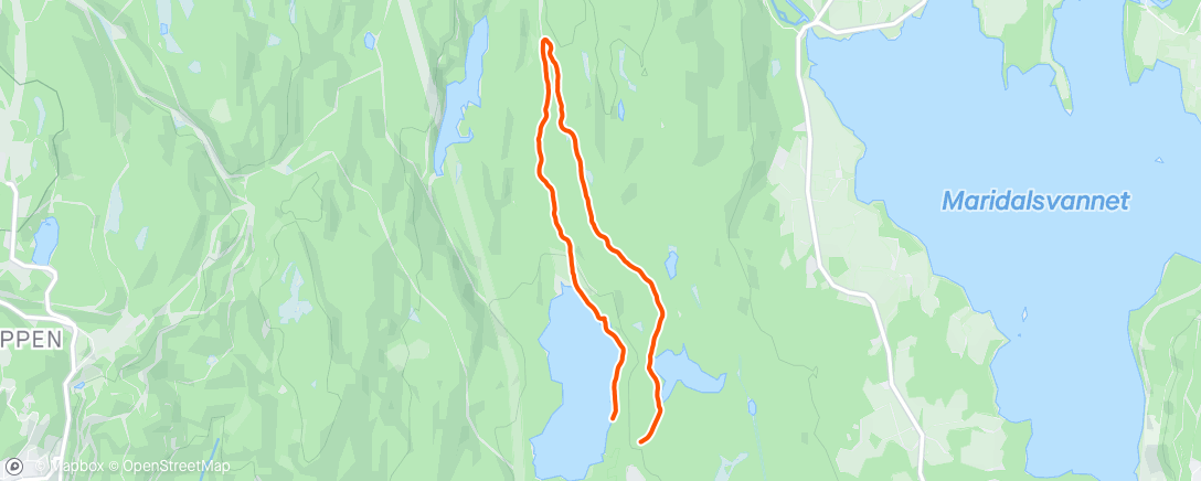 Map of the activity, Skogen med Sandra🌳🌲☀️🩷