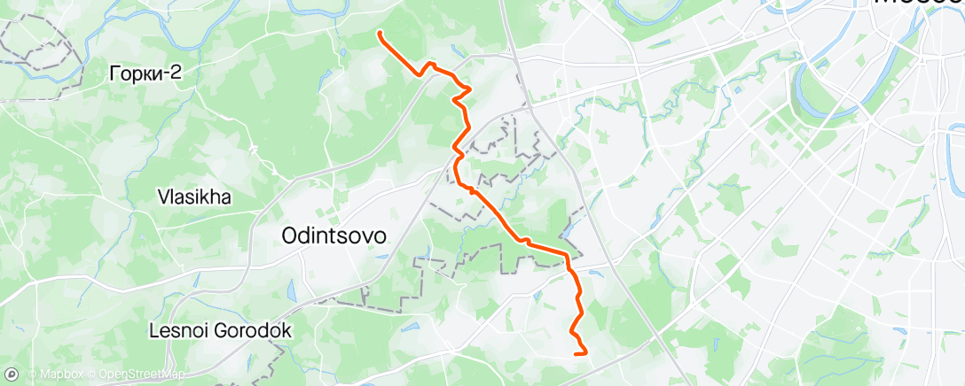 Map of the activity, 2024-05-01Ride
