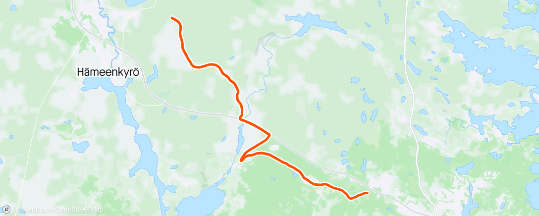 Mapa de la actividad, T10 4x8,5km