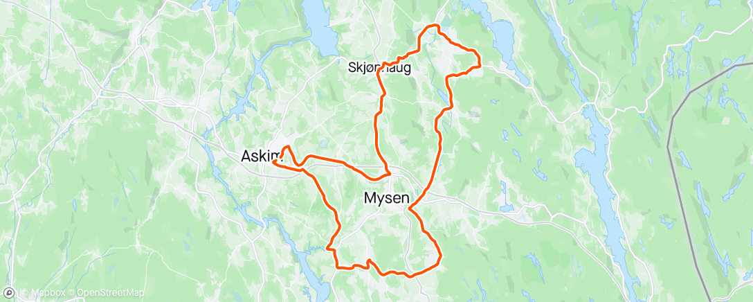 Map of the activity, SSK Trening
