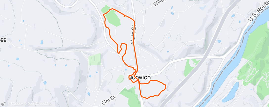 Mapa de la actividad (Afternoon Walk)