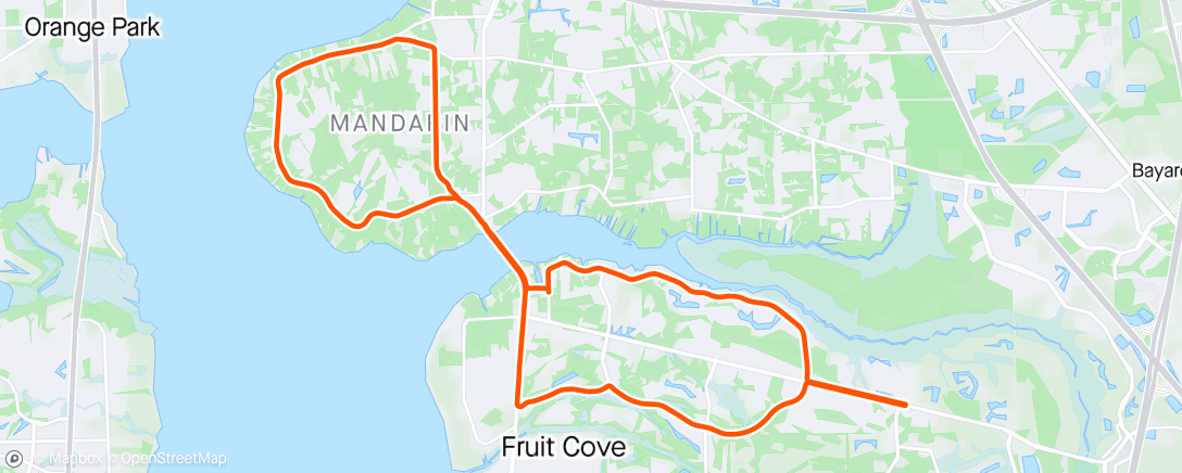 Map of the activity, Afternoon Ride 💨