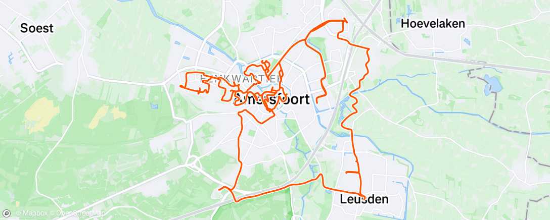 Map of the activity, Cycloon 15