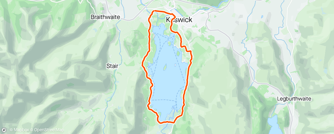 Mapa da atividade, The Lake