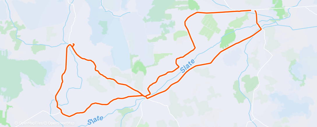 Map of the activity, Morning Ride