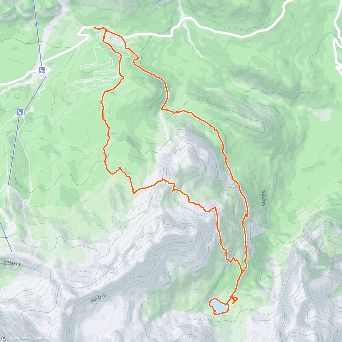 活动地图，Lago Sorapis