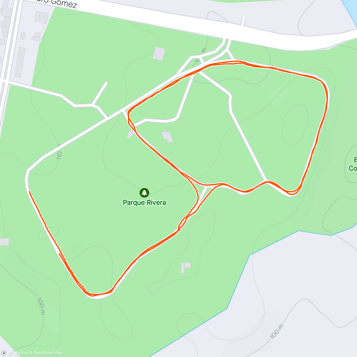 Карта физической активности (Caminata a la hora del almuerzo)