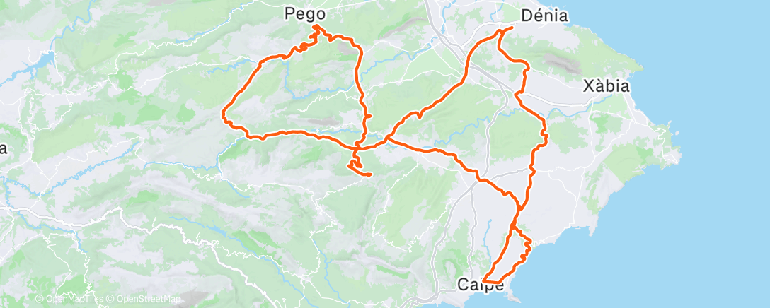 Karte der Aktivität „Morning Ride”