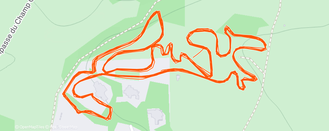 Map of the activity, CX Couëron