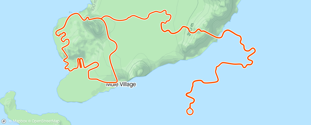 Map of the activity, Zwift - Lactate Regulation 4 in Watopia