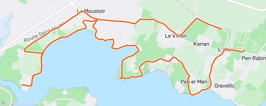 Map of the activity, On essaie de s'entraîner entre deux dodos 🙈