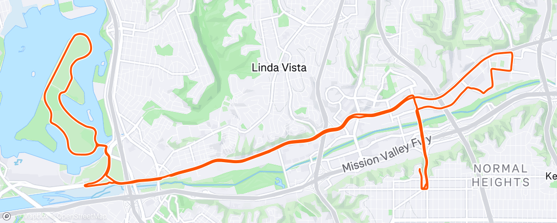 Map of the activity, Afternoon Ride