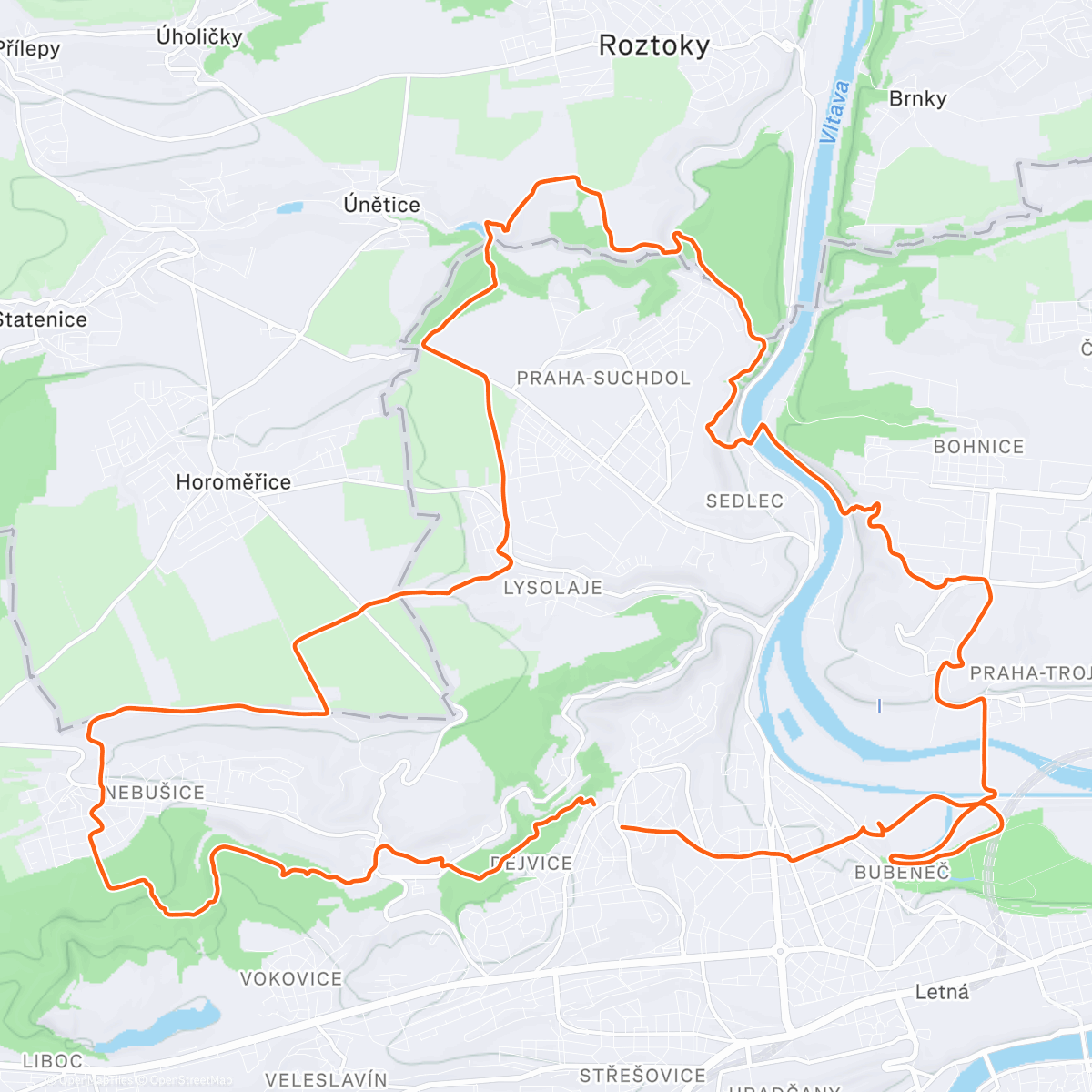 Map of the activity, 30 - svátek vanoční