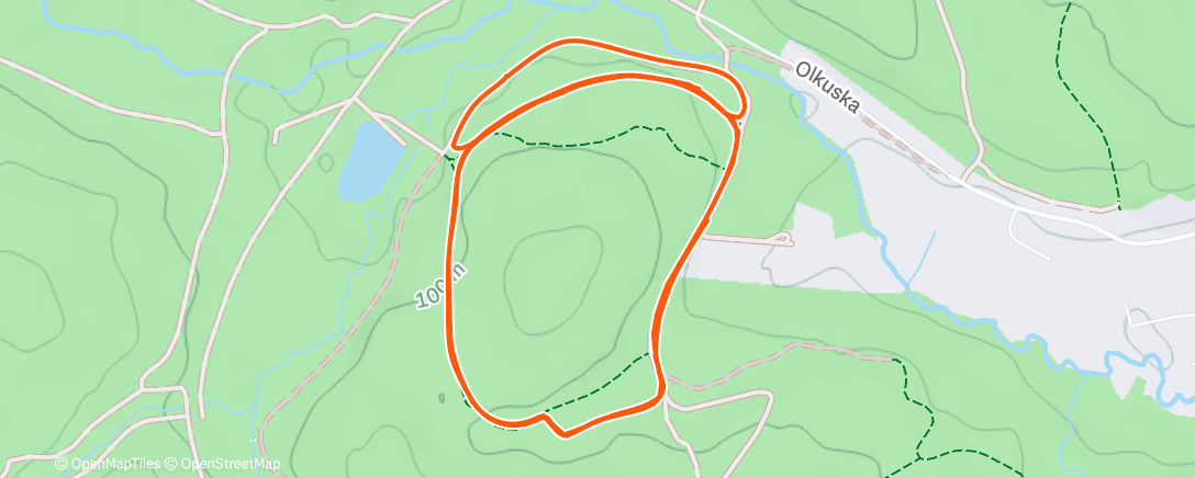 Map of the activity, Morning Ride