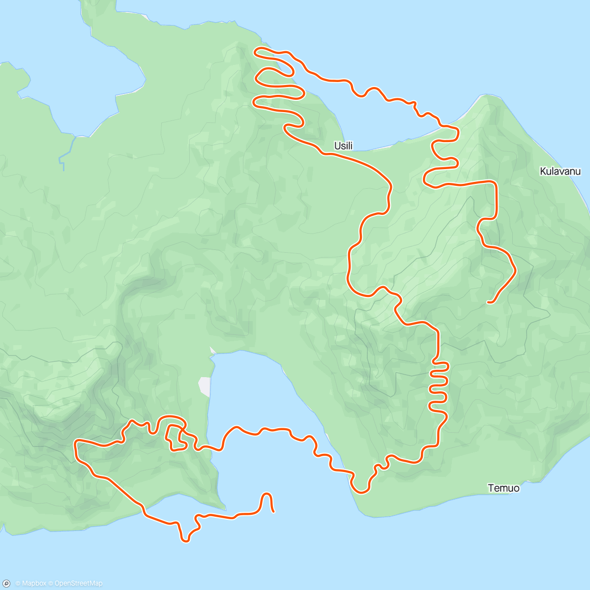 Map of the activity, Zwift - Z2 - 1hr in Watopia