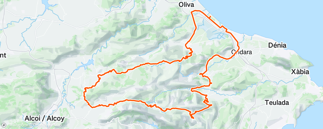 Map of the activity, Gran Fondo Alberto Contador
