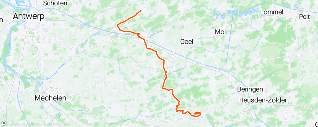 Map of the activity, Bergstraat - Klotteberg - Poggio - Klotteberg - Bergstraat 🚴‍♂️ Riding Solo 🤯