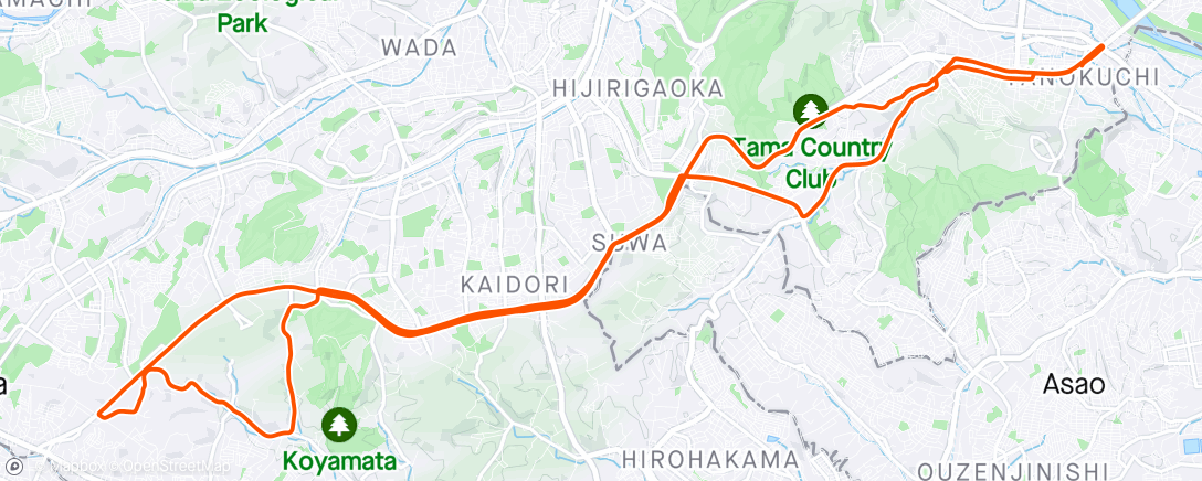 Map of the activity, ｻｲｸﾘﾝｸﾞ