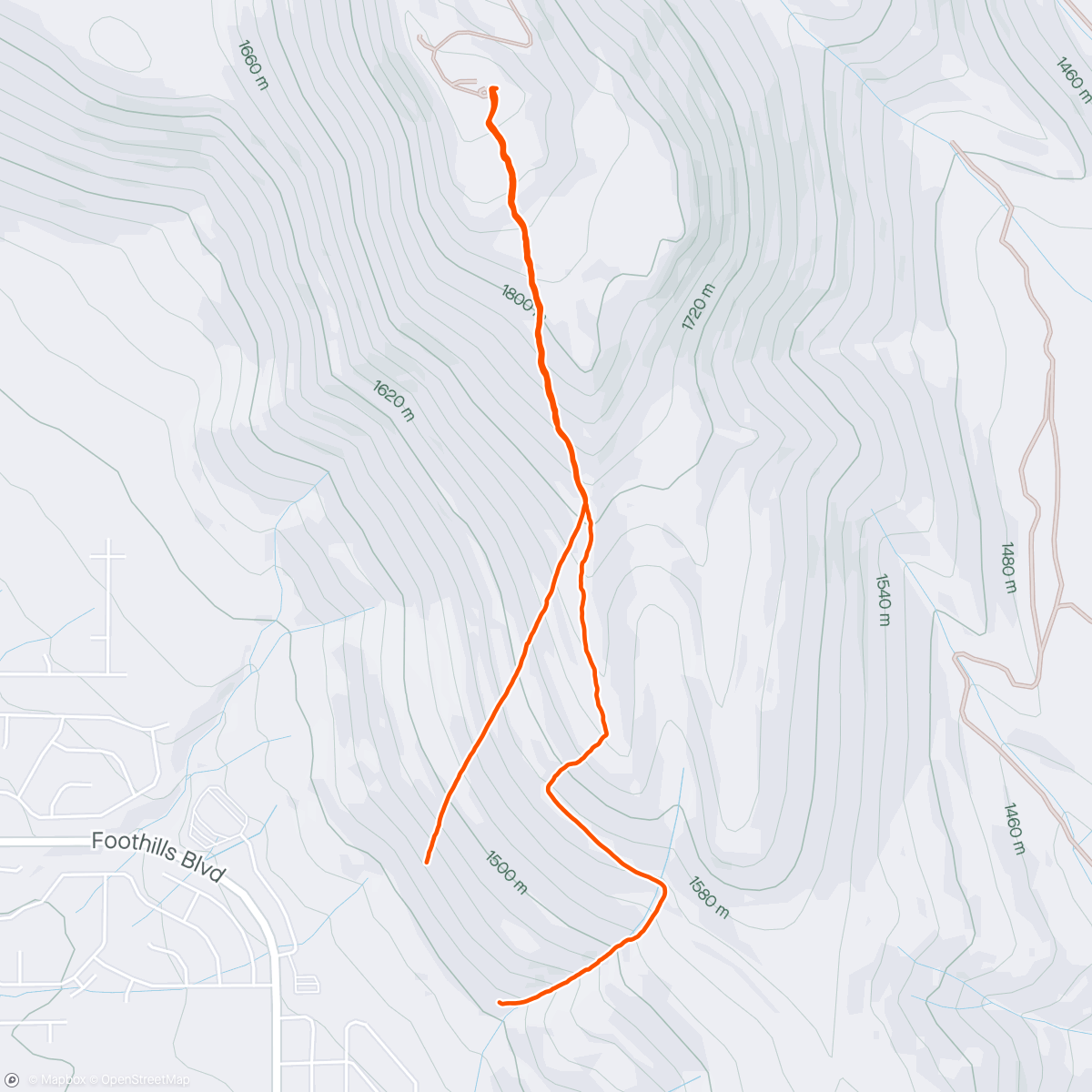 Map of the activity, Hogsback after Work