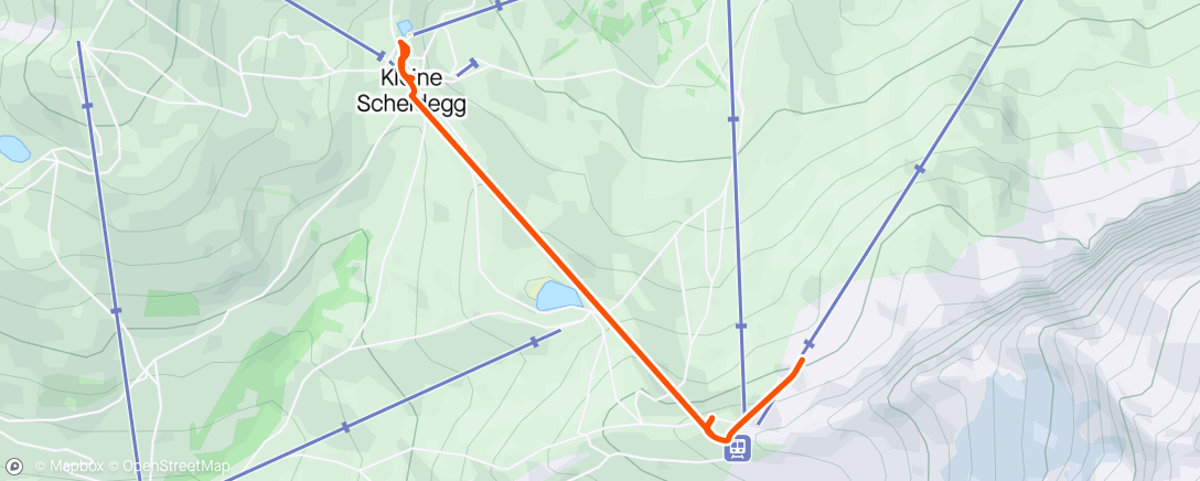 Map of the activity, Zwitserland dag 2 (3)