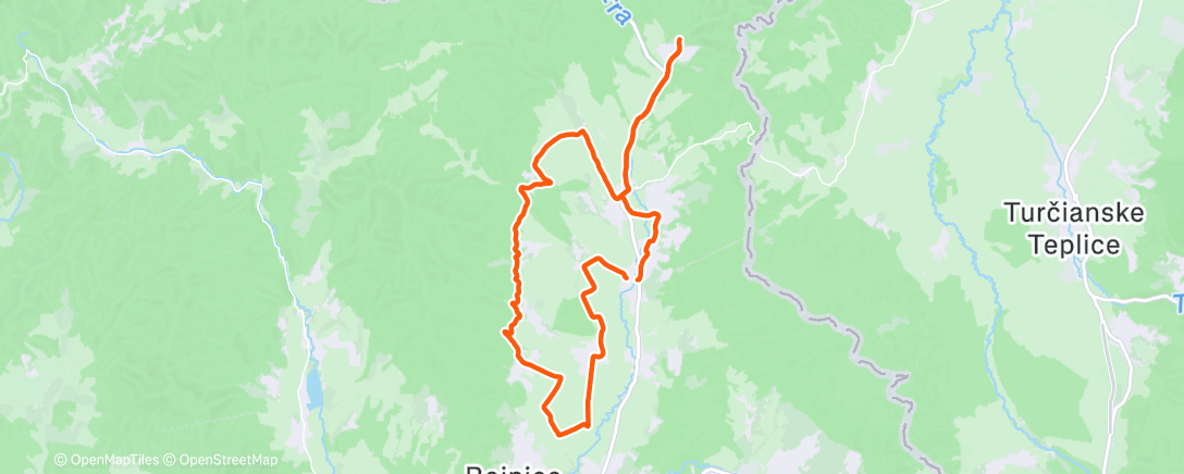 Map of the activity, Morning Ride
