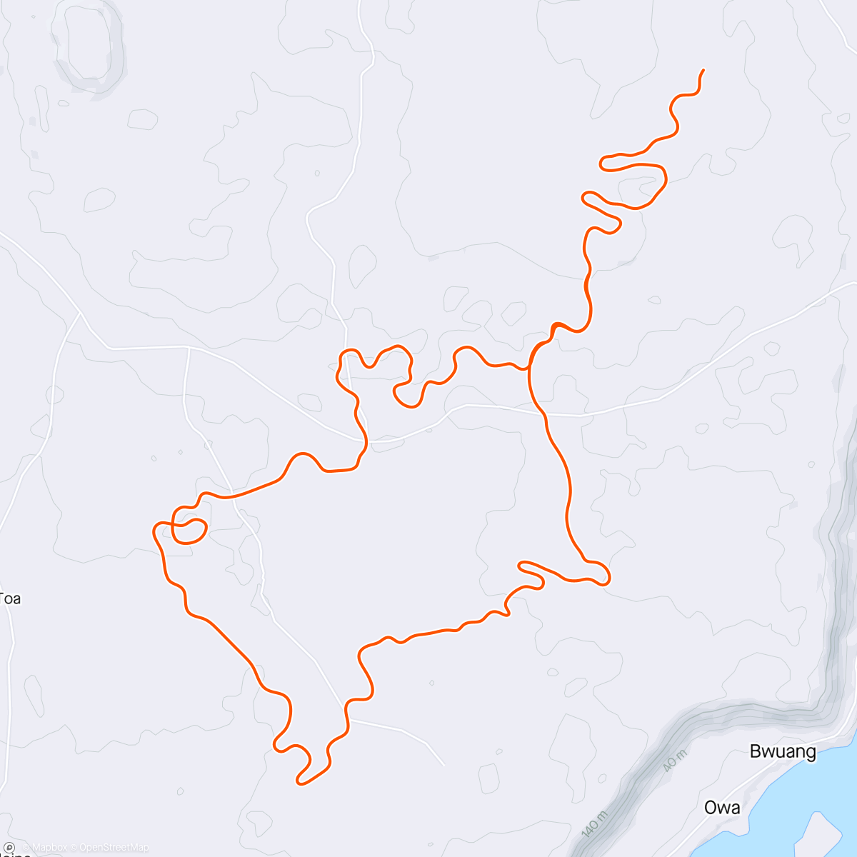 Map of the activity, Zwift - Pacer Group Ride: Country to Coastal in Makuri Islands with Maria