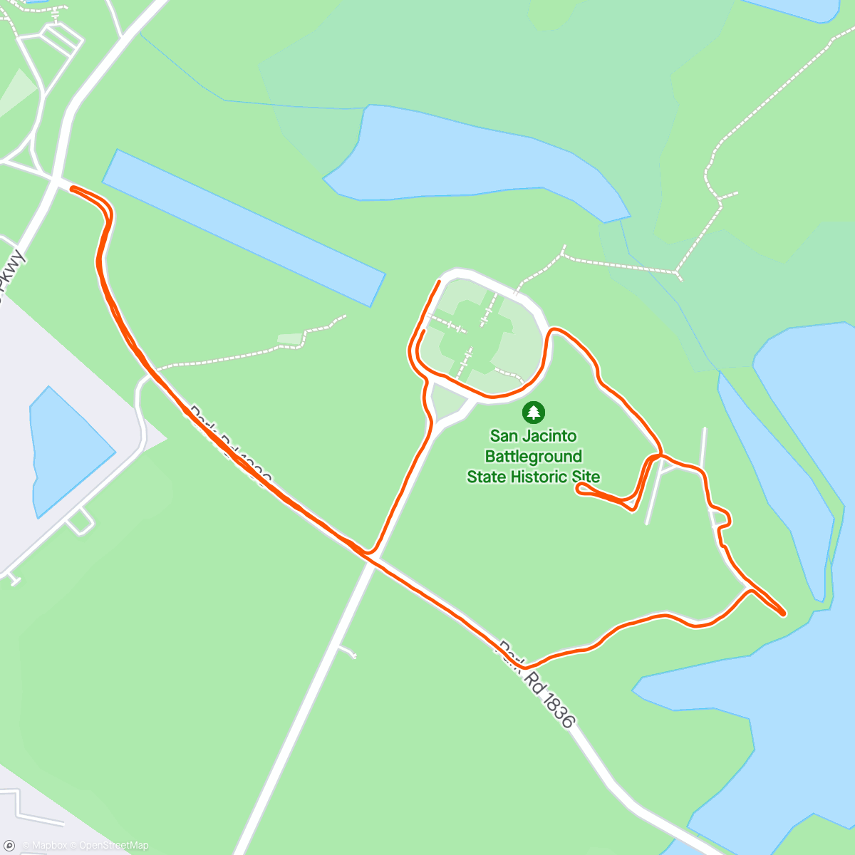 Map of the activity, Project Hope and Joy 5K