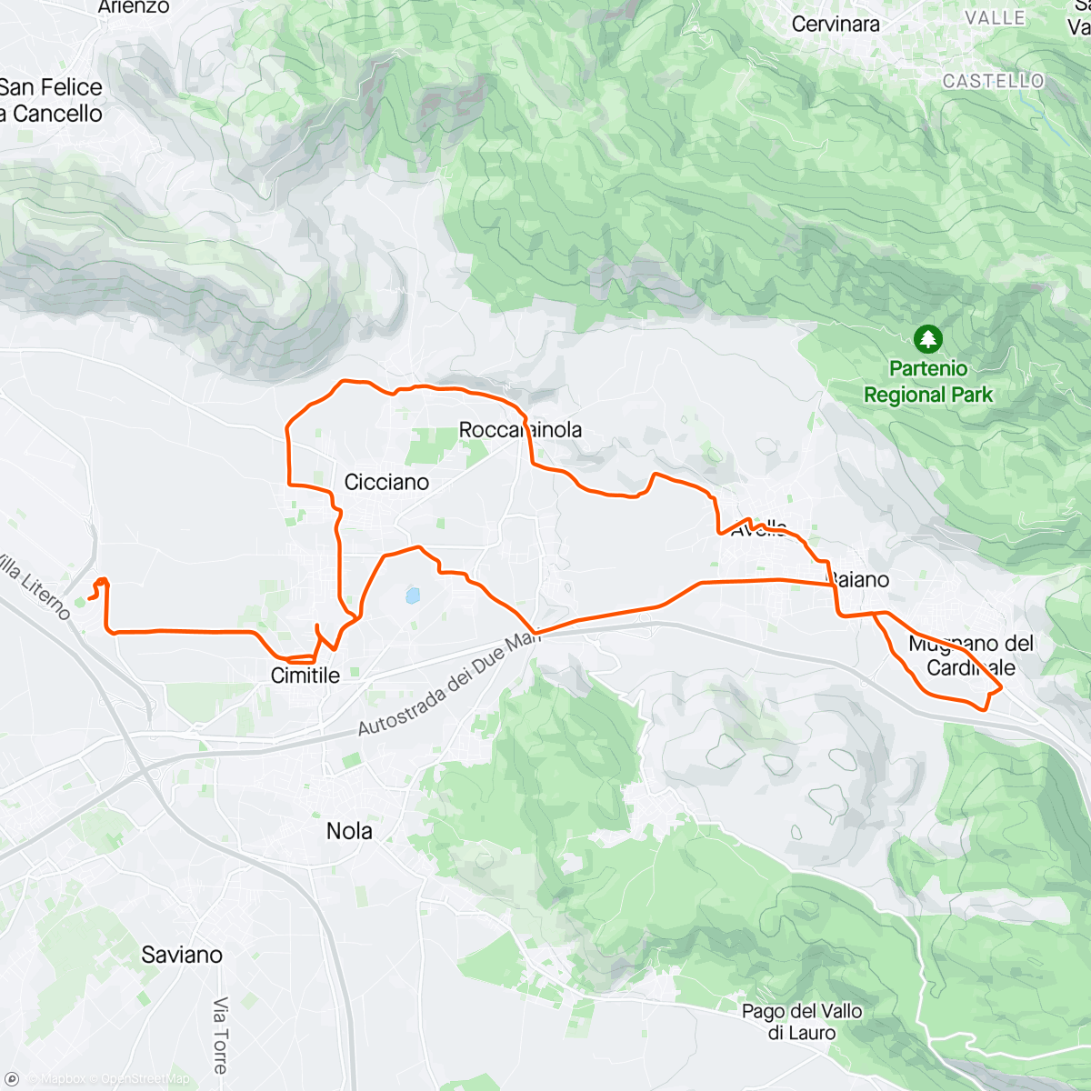 Map of the activity, Reposa🇮🇹