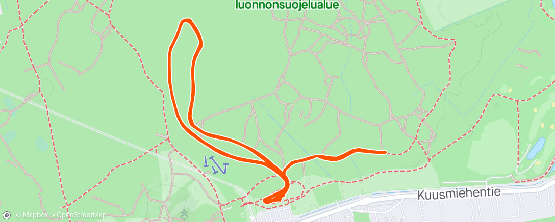 Map of the activity, Svedängen, klassisk stil och skate uppför några backar