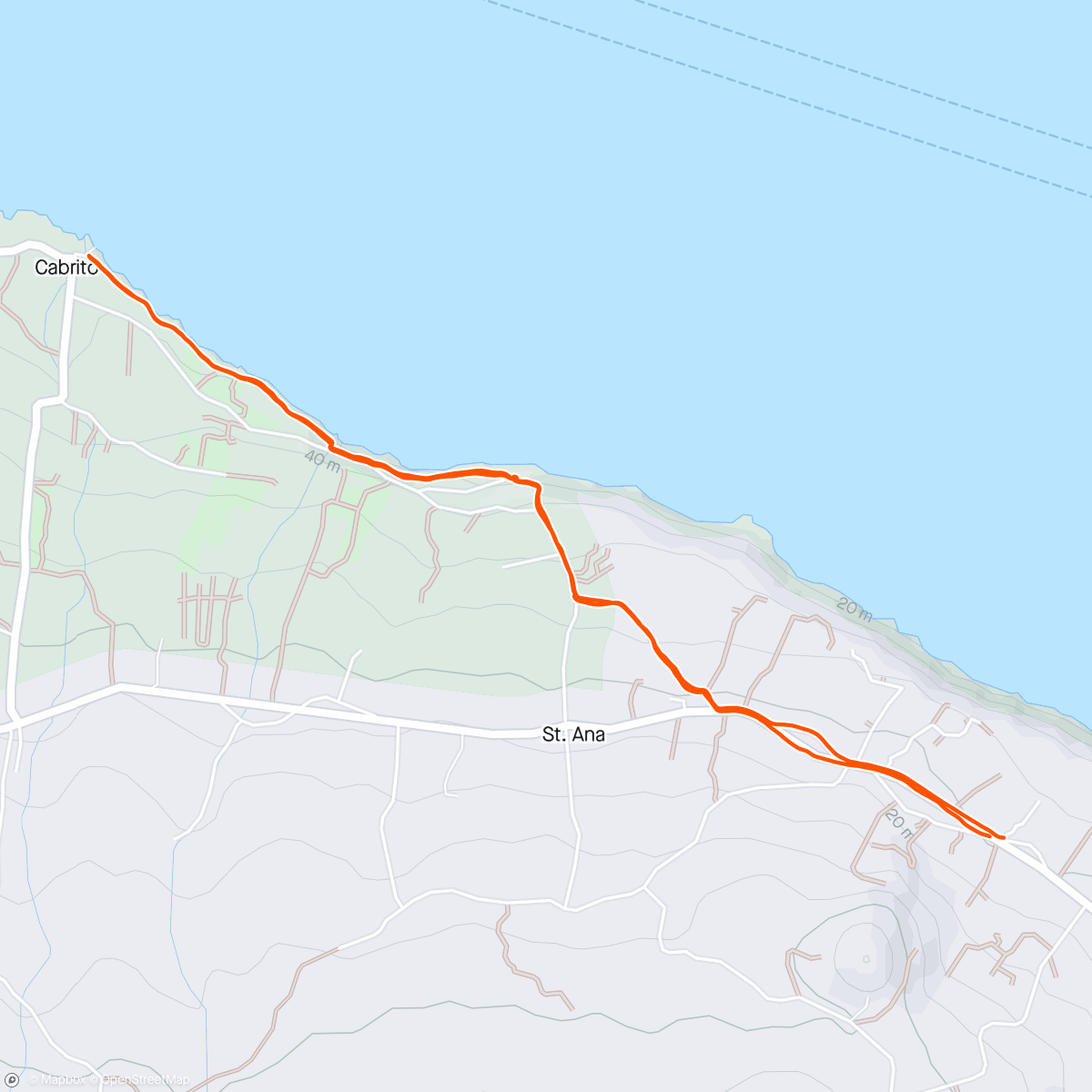 Map of the activity, Mini Trail-running [recovery]